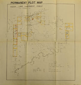 Aleza Lake Experiment Forest Permanent Plot Map
