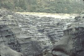 Wave eroded rock near Masset