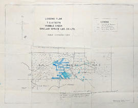 Sinclair Spruce Lumber Co. Ltd., Logging Plan T.S.X. 73378 Hubble Creek annotated
