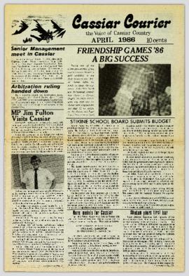 Cassiar Courier - April 1986