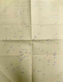 Aleza Lake Research Forest - Growth & Yield 59-71-R 110 - Experimental Plot 150 Map