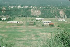 Valley view of rural homesteads in Ooteshenia