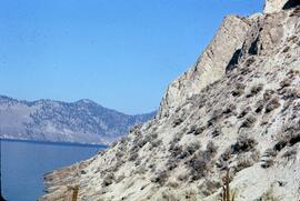 Glaciolacustrine silts over bedrock at Naramata