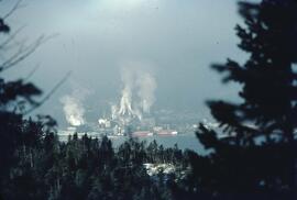 Rayonier pulp mill near Squamish
