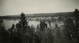 View of Quesnel and Fraser River Bridge