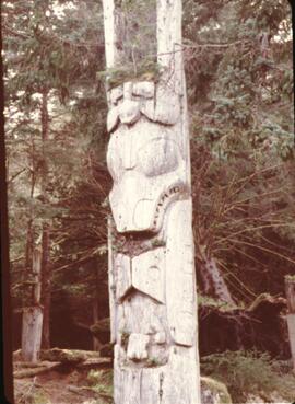 Ninstints totem poles at Anthony Island