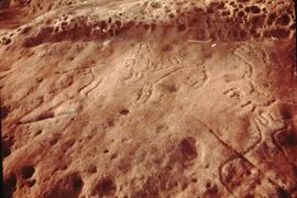 Indigenous petroglyphs in the Nitinat-Clo-oose area on the West Coast Trail