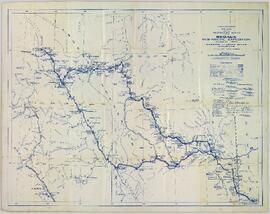 Preliminary plan showing travelled route of the Bedaux Sub-Arctic Expedition, season 1934, Cassiar and Peace River Districts, British Columbia