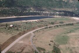 View of Doukobor Village in Ootishenia from the air