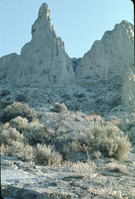 Silt spires in Summerland