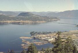 Crown Zellerbach (former Simpson Company) sawmill on Okanagan Lake, Kelowna