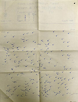 Aleza Lake Research Forest - Growth & Yield 59-71-R 102 - Experimental Plot 112 Map