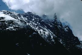 Clouds over Selkirk Mountains, near Rogers Pass