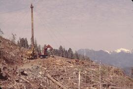 High lead logging in Nimpkish Valley
