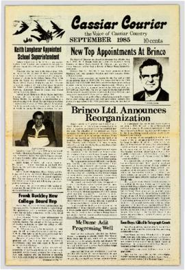 Cassiar Courier - September 1985