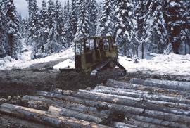 D4H high-drive tracked skidder at Summit Lake Selection Trial