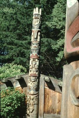 Totem pole at University of British Columbia