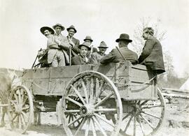 A hunting party near Fort Fraser