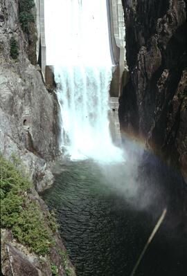 Cleveland Dam (Vancouver Watershed) on Capilano River