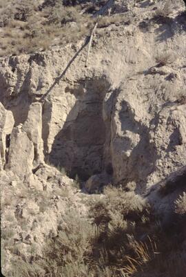 Manmade sinkhole at Naramata