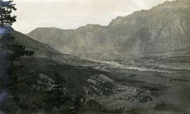 View of Lillooet Indian Reserve and town