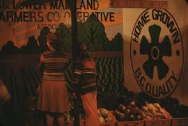 Vegetable stand at the Pacific National Exhibition 1977