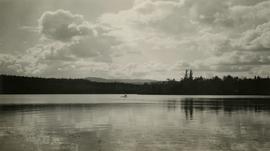 Jack Lee rafting on Bobtail Lake