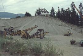 Bulldozers and excavating equipment in Vernon neighbourhood