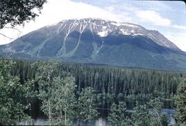 Nadina Mountain and Owen Lake near Morice River