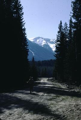 O'Keefe on mountain road