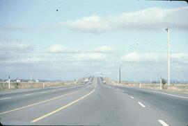 Highway through rural area in the Delta-Richmond area