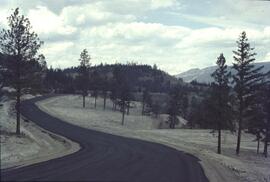 Gravel and asphalt processing at Manning Park