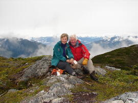 Joan Sawicki and Gary Runka at South Bentinck Arm, Great Bear Rainforest