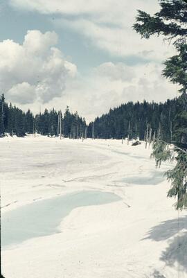 Munro Lake under snow