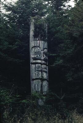 Ninstints totem poles at Anthony Island