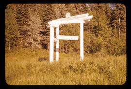 Aleza Lake Forest Experiment Station sign