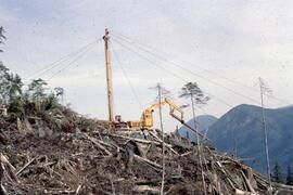 High lead logging in Nimpkish Valley