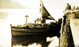Halibut fishing boat named "Ethel June"