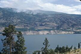 Forest fire across from Kaleden
