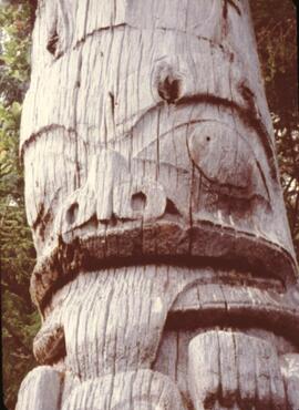 Ninstints totem poles at Anthony Island