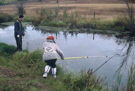 Water sampling at Western Acres, Prince George