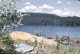 Small lake and old sawmill near Houston