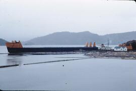 Log barge near Queen Charlotte City