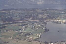 Woods Lake and development near Winfield