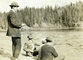 A fishing party on the Nechako River