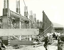 Skeena Kraft mill in early stages of construction