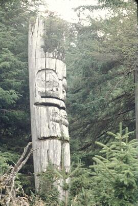 Ninstints totem poles at Anthony Island