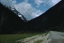 Mountain scenery from highway, Rogers Pass