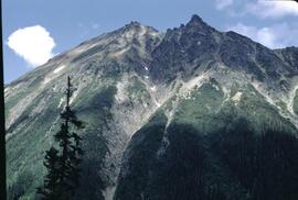 Mountain peak at Straw Creek