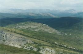 Limestone ridge, N Ogilvie Mts - 17